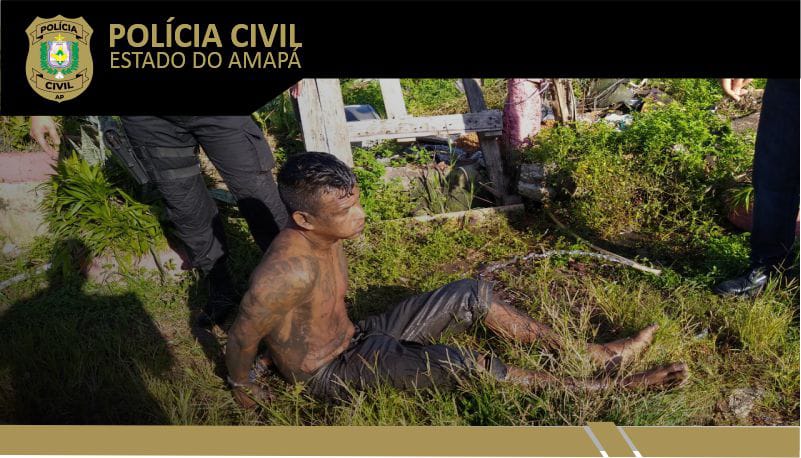 POLÍCIA CIVIL PRENDE HOMEM ACUSADO DE TENTAR MATAR A EX-NAMORADA E MATAR O ATUAL NAMORADO DELA